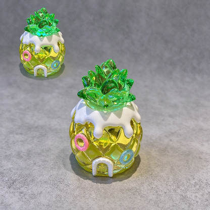 Handmade 3D Pineapple Fidget Clicker Toy Resin Mold