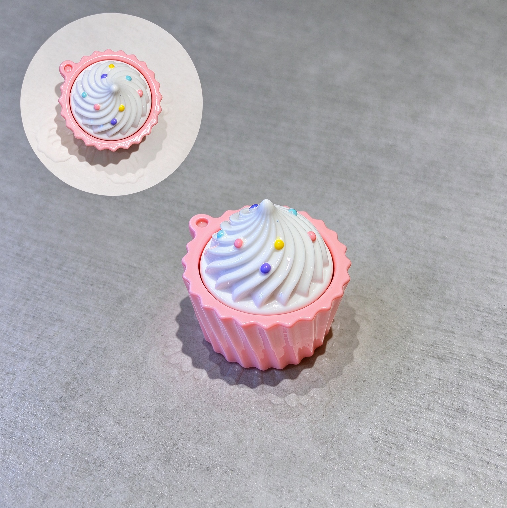Handmade Cupcake Fidget Clicker Toy Resin Mold