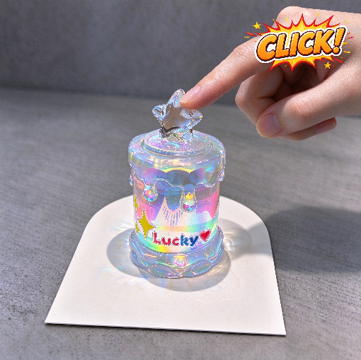 Handmade Melted Candle Fidget Clicker Resin Mold