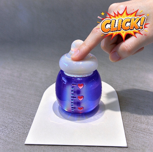 Handmade Baby Bottle Fidget Clicker Toy Resin Mold