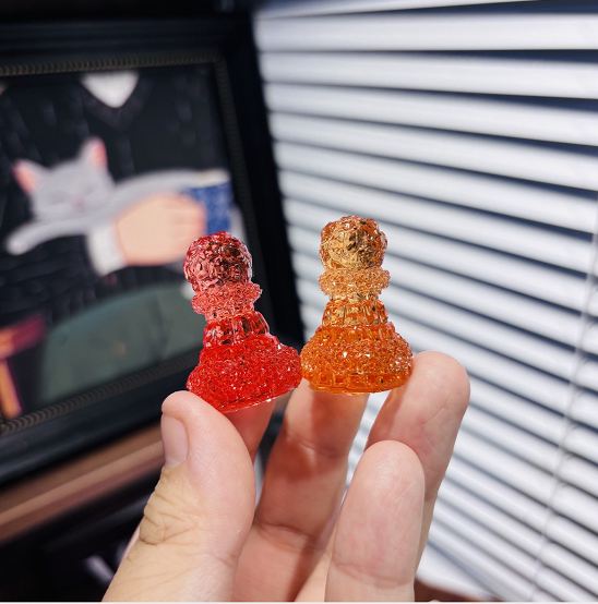 Handmade Diamond Chess Set Resin Mold【Side-Cut Mold】