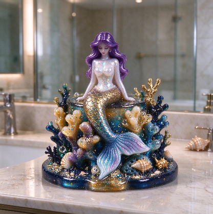 Coral Mermaid Decorative Figurine Resin Mold