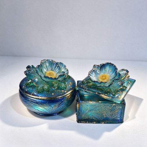Handmade Vintage Flower Storage Jar Resin Mold