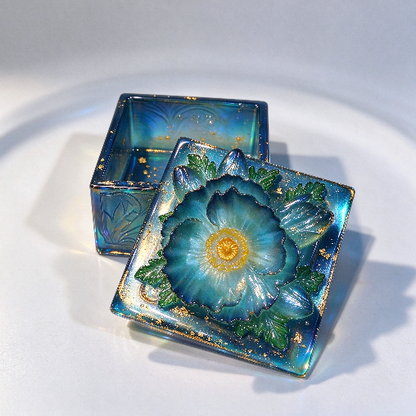 Handmade Vintage Flower Storage Jar Resin Mold
