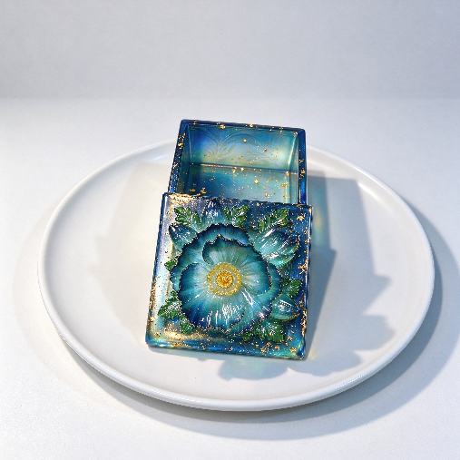 Handmade Vintage Flower Storage Jar Resin Mold
