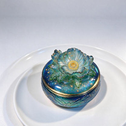 Handmade Vintage Flower Storage Jar Resin Mold