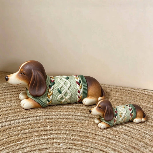 Sweater Dachshund Figurine Resin Mold