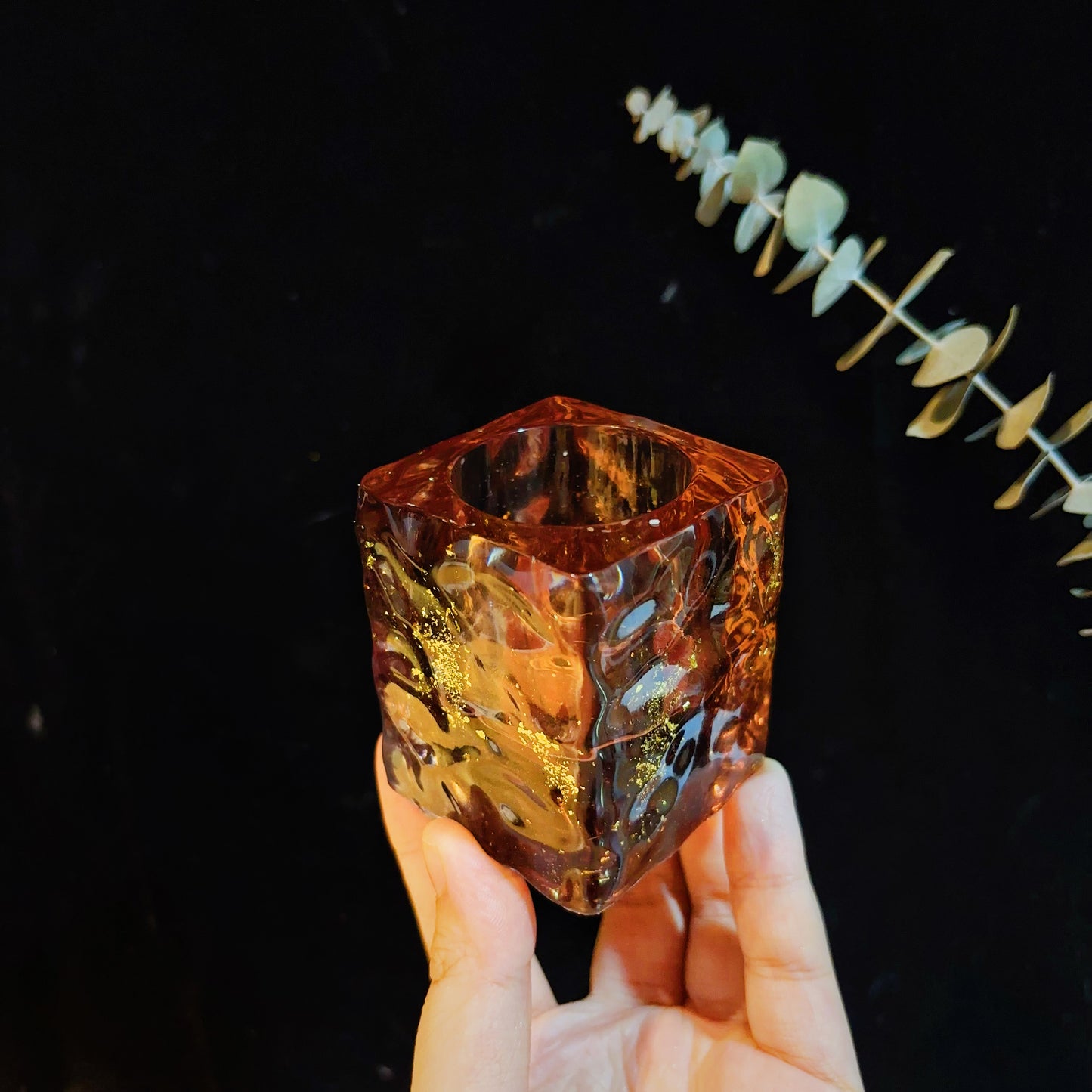 Handmade Water Ripple Candle Holder Resin Molds