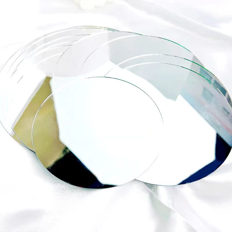 Handmade Diamond-Cut Cat Ear Round Mirror Resin Silicone Mold