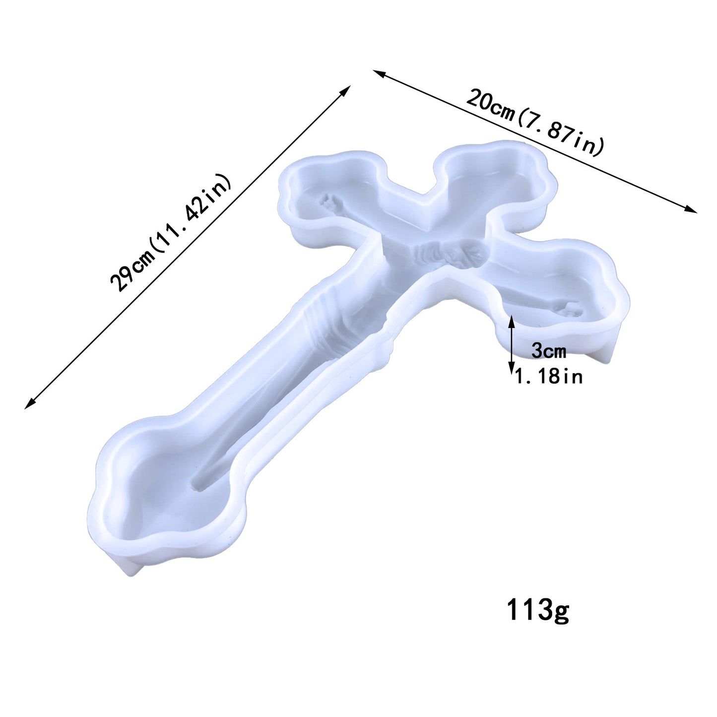 Jesus Cross Wall Hanging Resin Mold