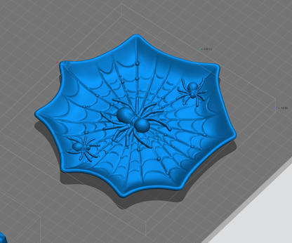 [VIP EXCLUSIVE] Handmade Spider Web Storage Tray Decorative Figurine Resin Mold