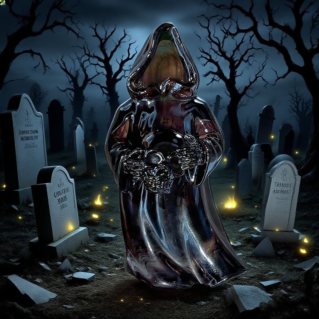 Handmade Ghost & Skull Ornament Resin Mold