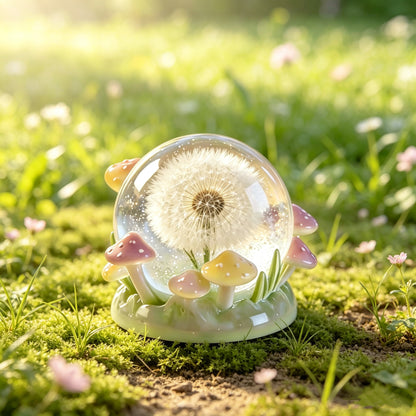 Mushroom Crystal Ball Ornament Resin Mold