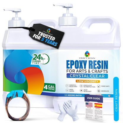 Craft Resin Arts & Crafts Epoxy - 4 Gallons - Craft Resin US