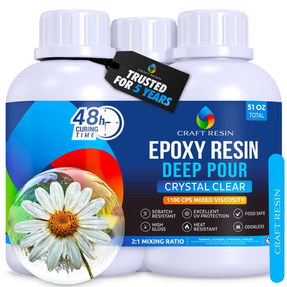 Craft Resin Deep Pour - 51Oz - Craft Resin US