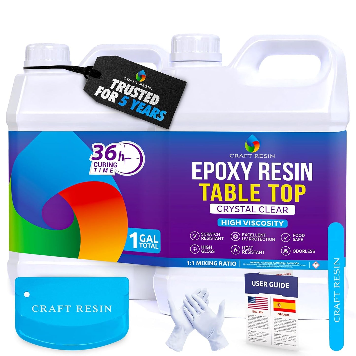 Craft Resin Table Top Epoxy - 1 Gallon - Craft Resin US