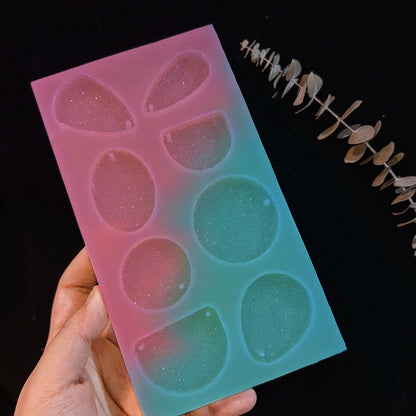 Handmade Diamond Jewelry Pendant Resin Mold with Holes