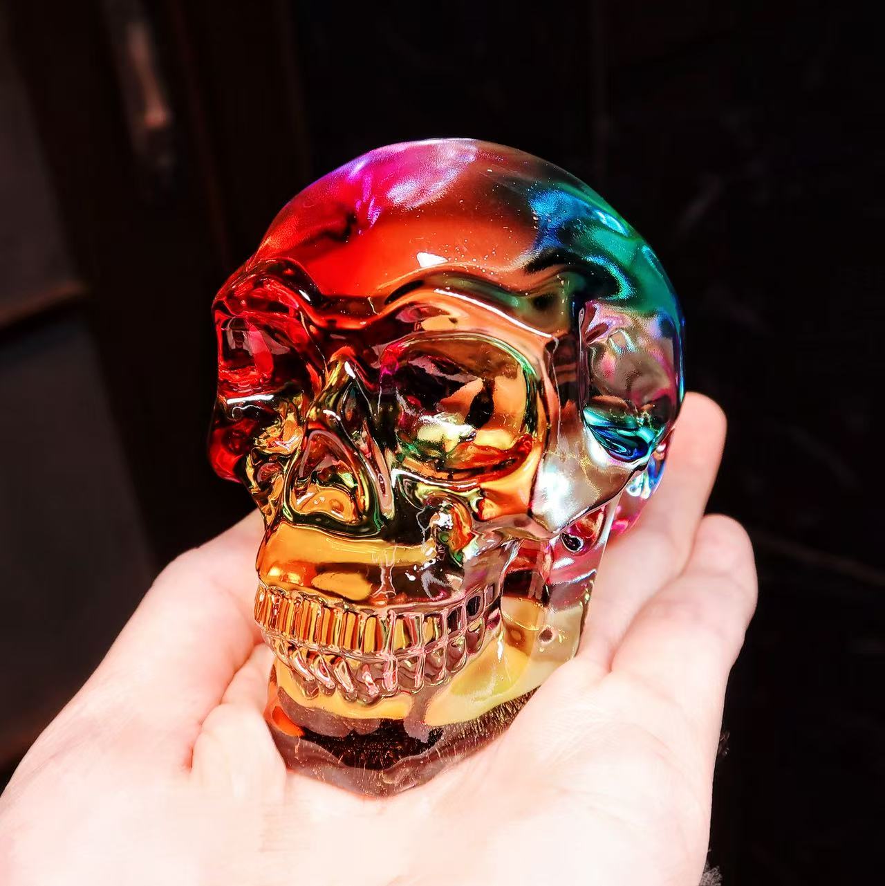 Handmade Crystal Skull Ornament Resin Mold