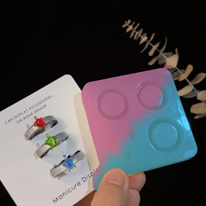 Handmade Mini Turtle Ring Resin Mold