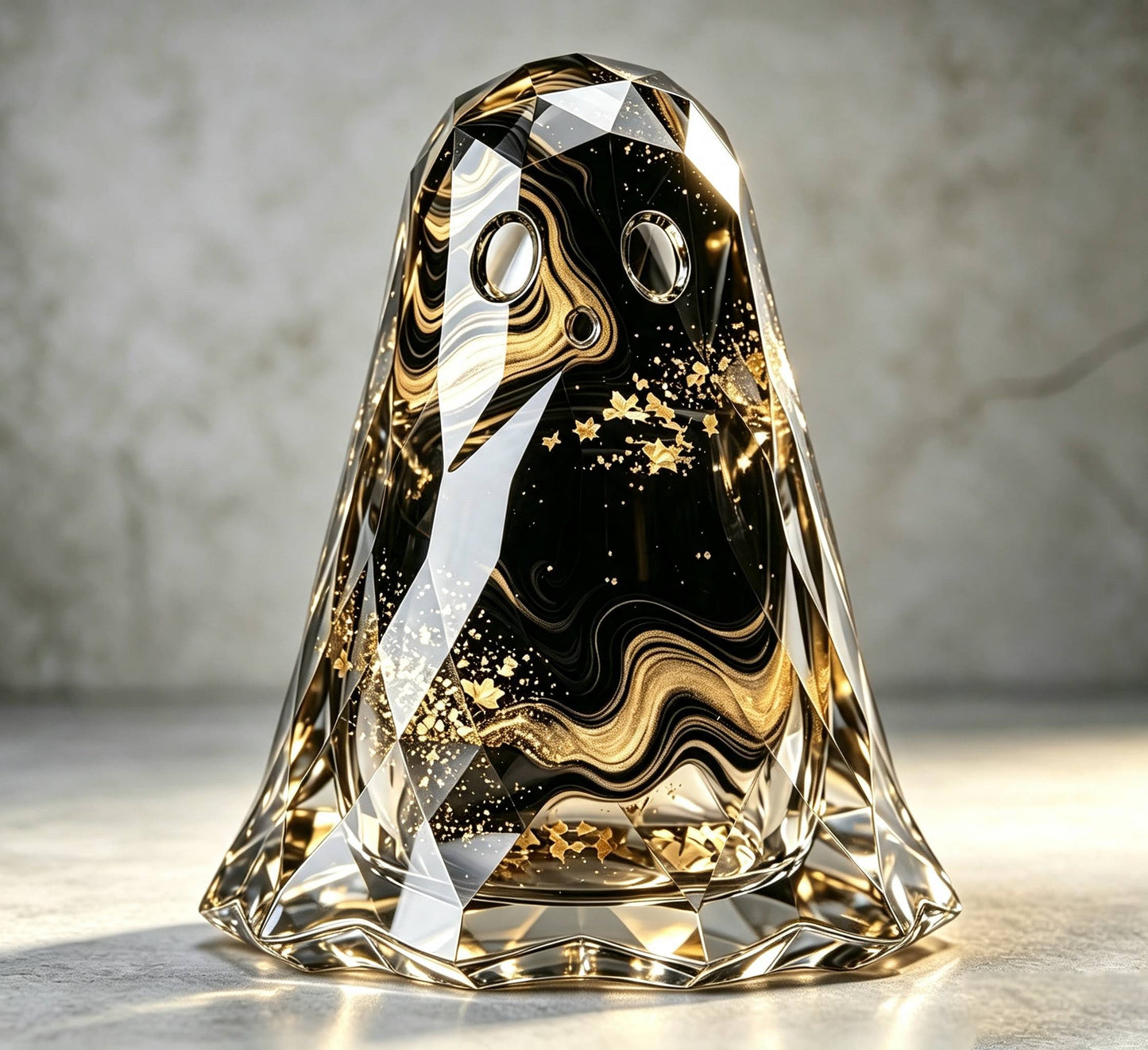[VIP EXCLUSIVE]Handmade Diamond-Cut Ghost Storage Jar Resin Mold