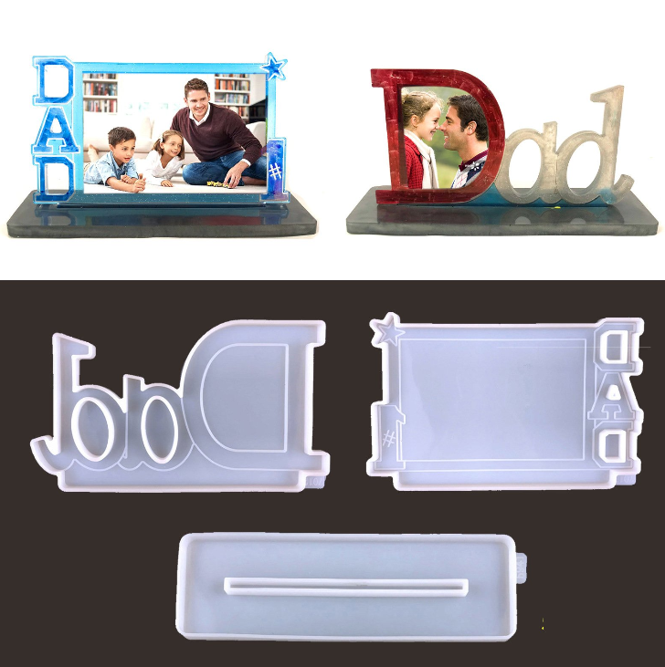 Dad Frame Resin Mold for Perfect Gift Father's Day