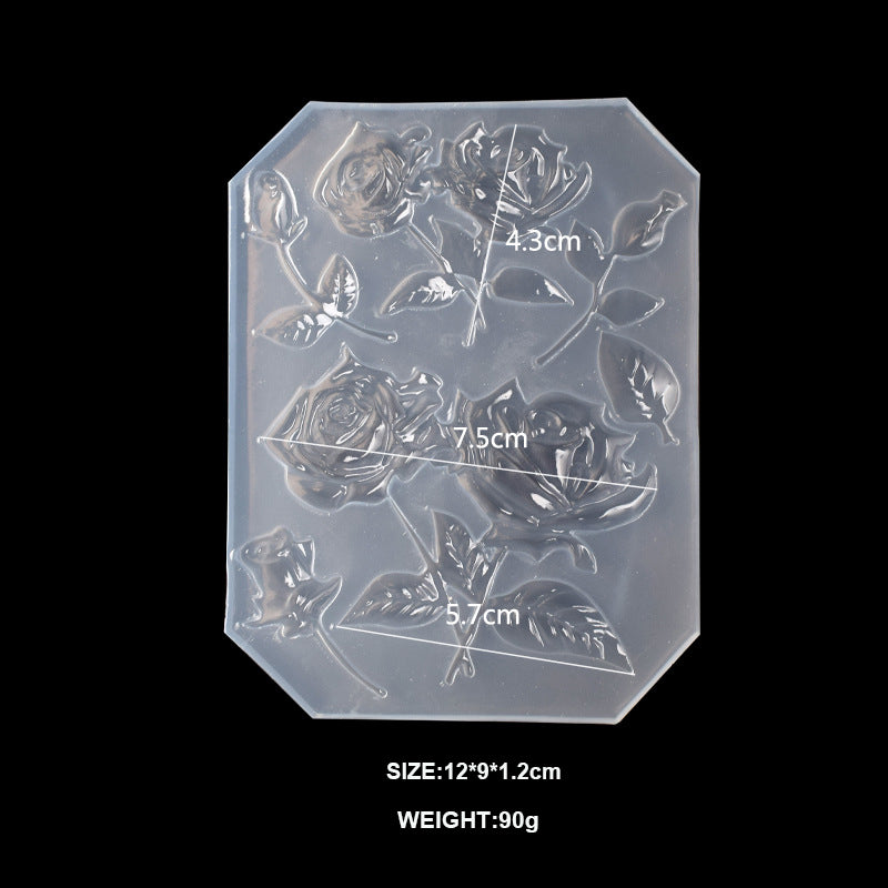 7 Roses Resin Mold