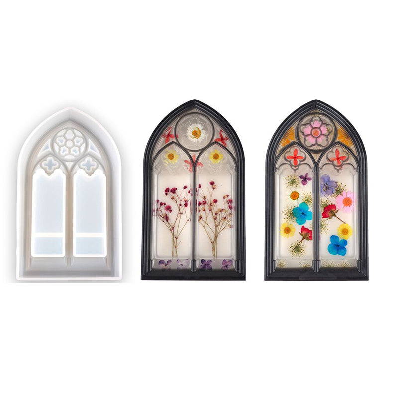 Classic Church Window Ornament Mold Storage Tray