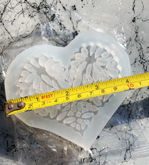 Heart Lace Resin Mold