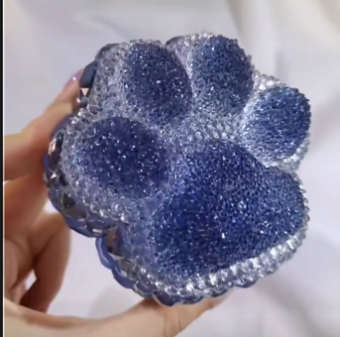 IntoResin Handmade Diamond Veneer Cat Claw Storage Box Mold