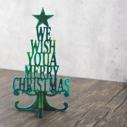 Christmas Tree Letters Mold  Ornaments Christmas Decoration