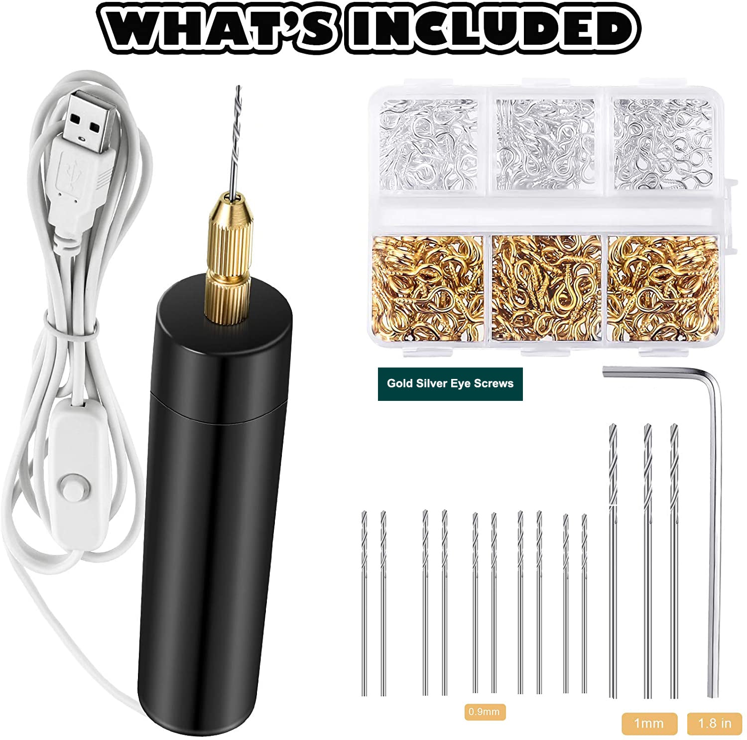 Electric Resin Drill Kit With 10 Bits For Art Jewelry Keychains Casting  Molds And Pin Vise From Camerashome, $25.45