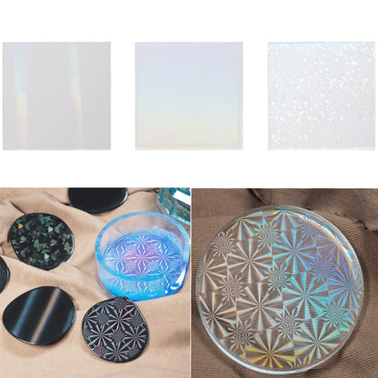 Holographic Silicone Film Resin Accessories