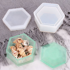 Hexagonal Heart Square Round Flower Ornament Box Molds