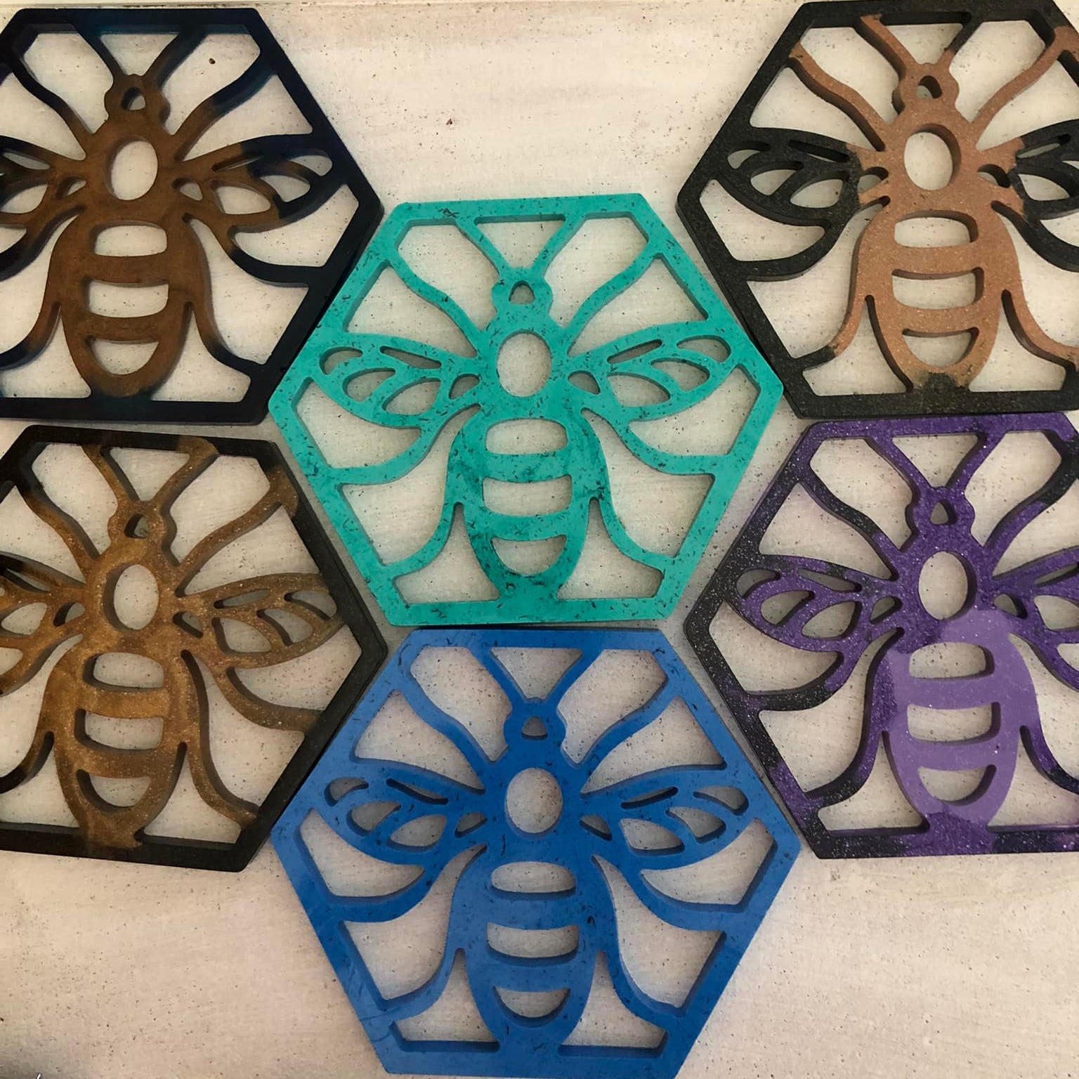 INTORESIN™  Bee Resin Coaster Mold