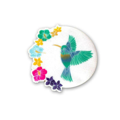 Hummingbird Flower Coaster Mould(2pcs) - IntoResin