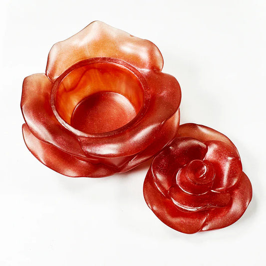 Handmade Rose Storage Box Resin Mold Set