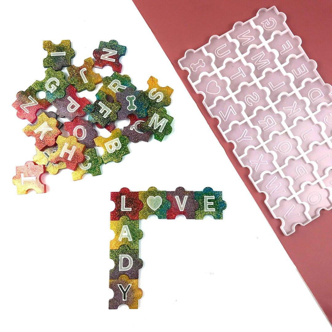 Alphabet Puzzle Resin Mold - IntoResin