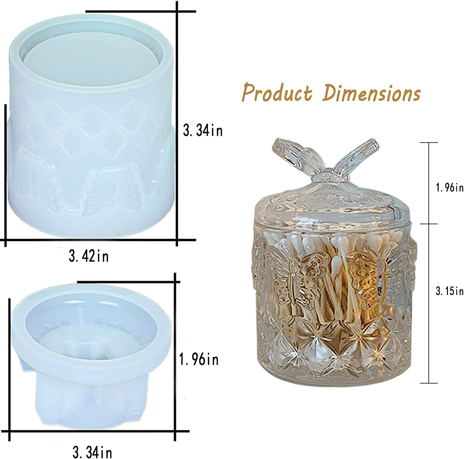 Butterfly Mold Organizer with Lid