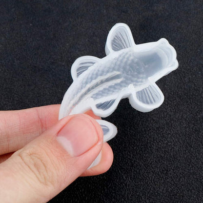 Resin Golden Fish Mold, Soft Silicone for Resin Casting