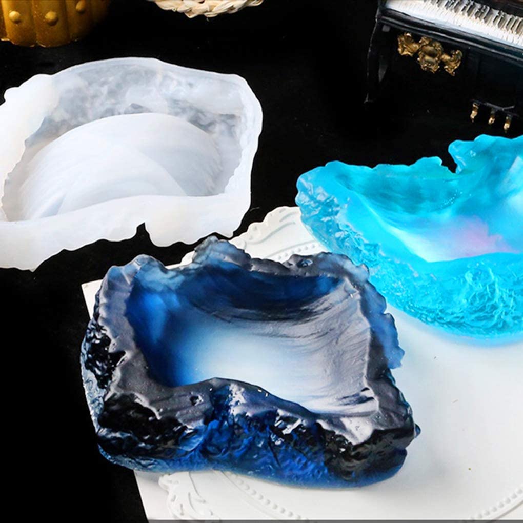 Resin Molds Ocean Wave Silicone Molds for Resin Jewelry Tray Molds