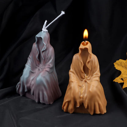 God of Death Resin Molds Ghost Ornaments Candles  Halloween Resin Mold