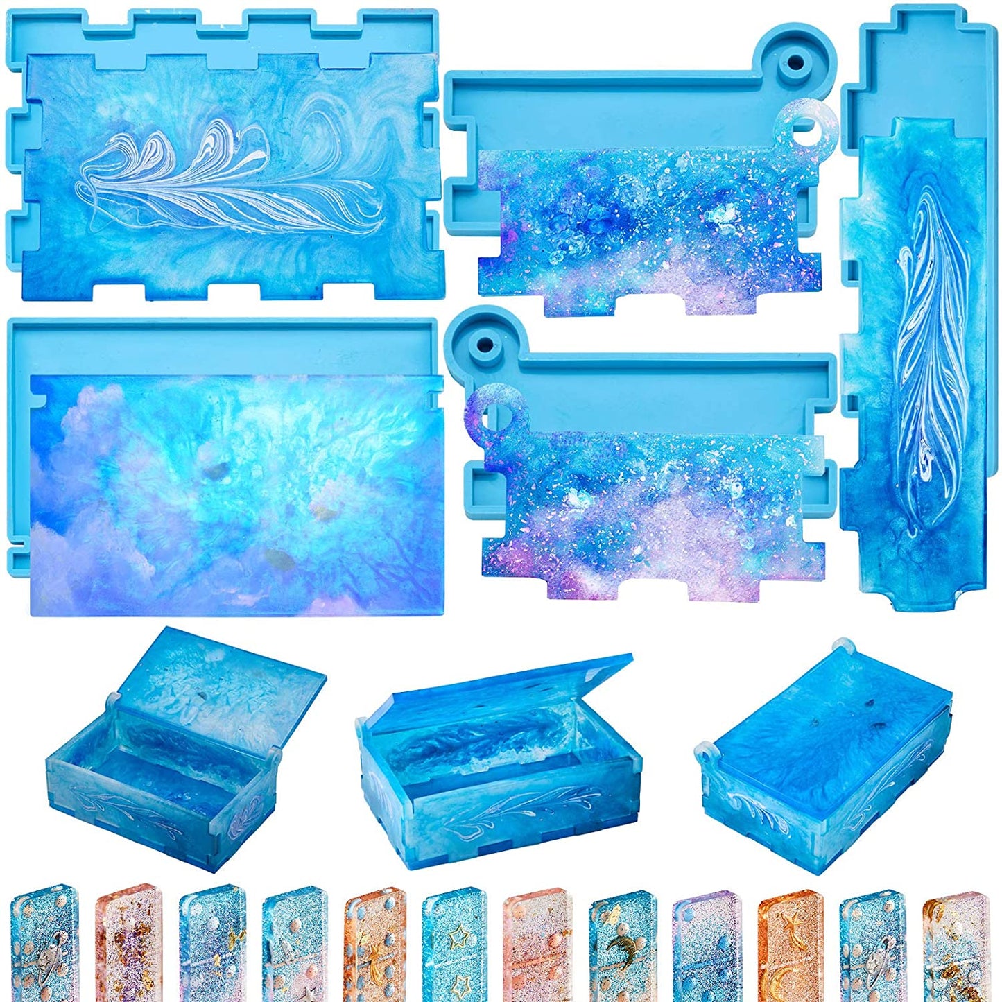 Silicone Resin Molds Kit Epoxy Resin Molds, Large Resin Casting