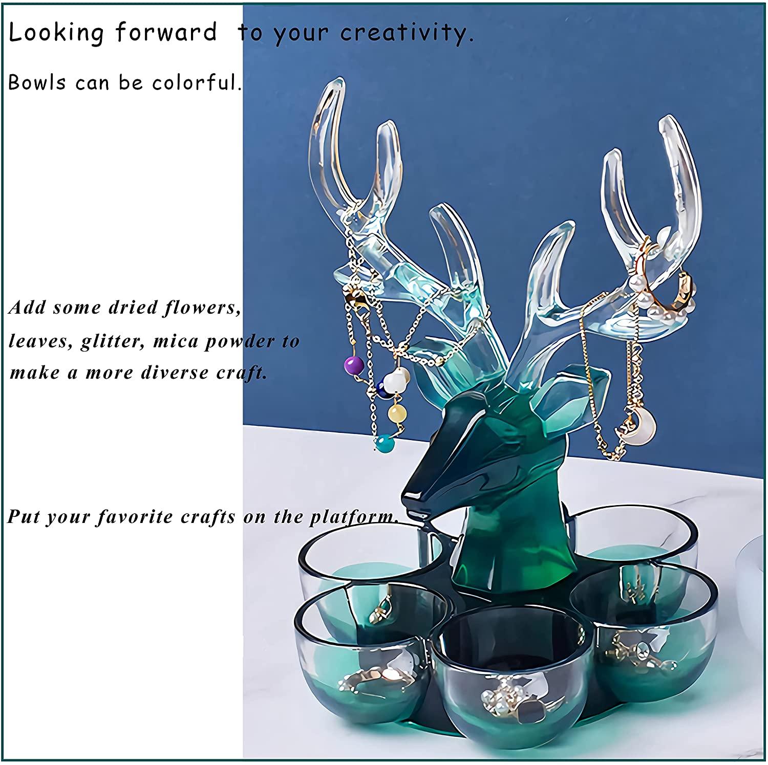 Resin Mold Storage Boxes with Deer Handicraft Resin Mold - IntoResin
