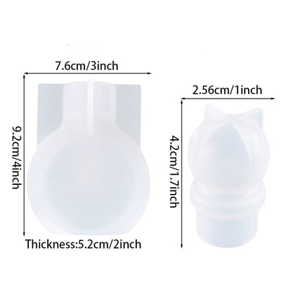 Mini Vase Silicone Mold Perfume Bottle Aromatherapy Diffuser Bottle Home Decoration