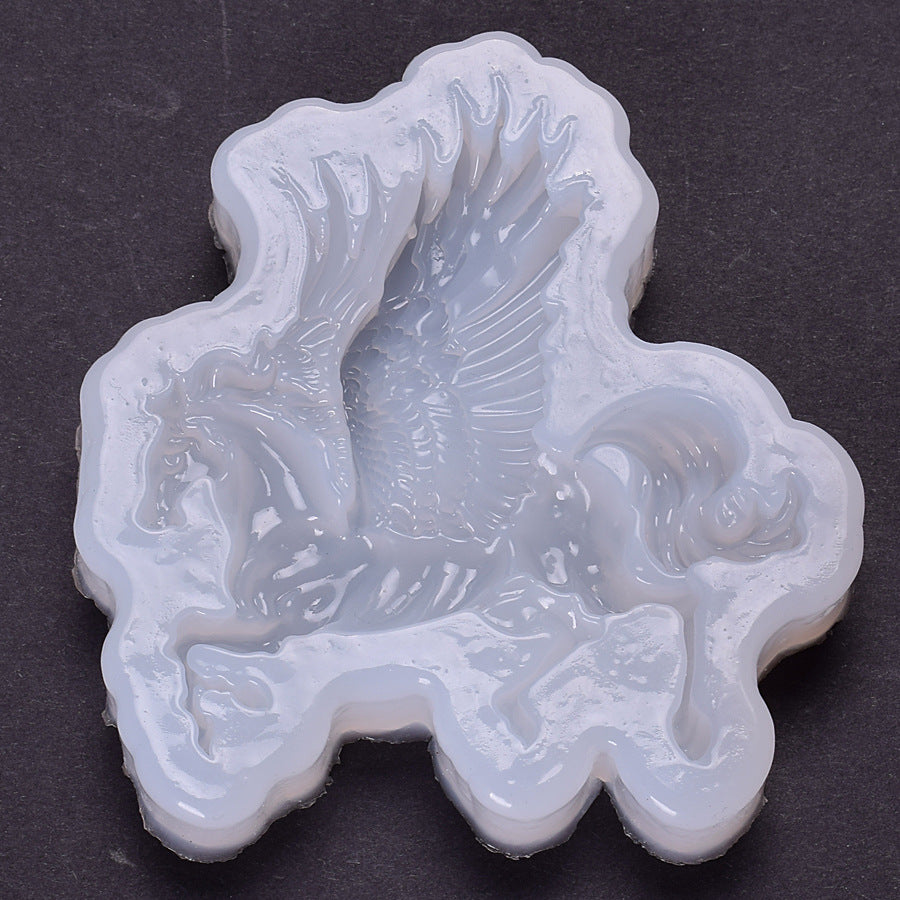 Winged Flying Horse Resin Mold Ornament