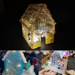 Epoxy Resin Christmas House Mold