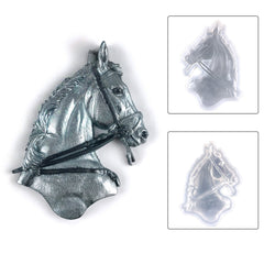 Horse Head Ornament Keychain Hanging Resin Mold