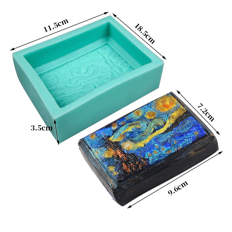 The Starry Night Pattern Wave Pattern Ornament Resin Molds