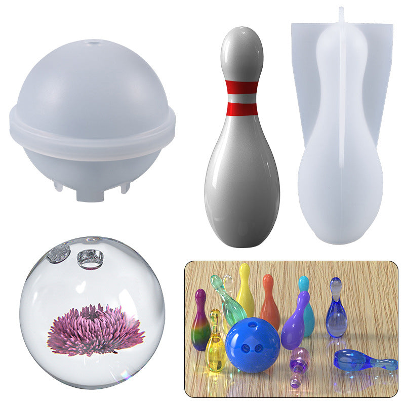 Bowling Ball Resin Mold Sphere Body Silicone Mold