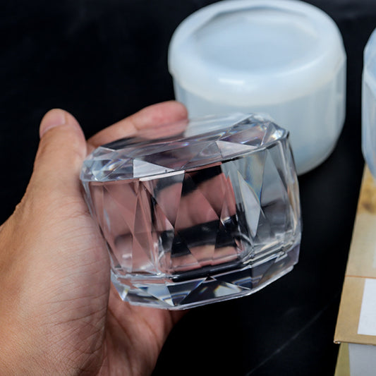 High Transparent Storage Box Resin Silicone Mold